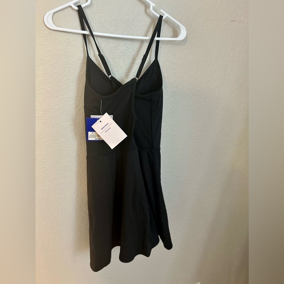 JoyLab Black Active Dress | Built-In Shelf Bra Athletic Tennis Dress Size M NWT - Picture 5 of 5